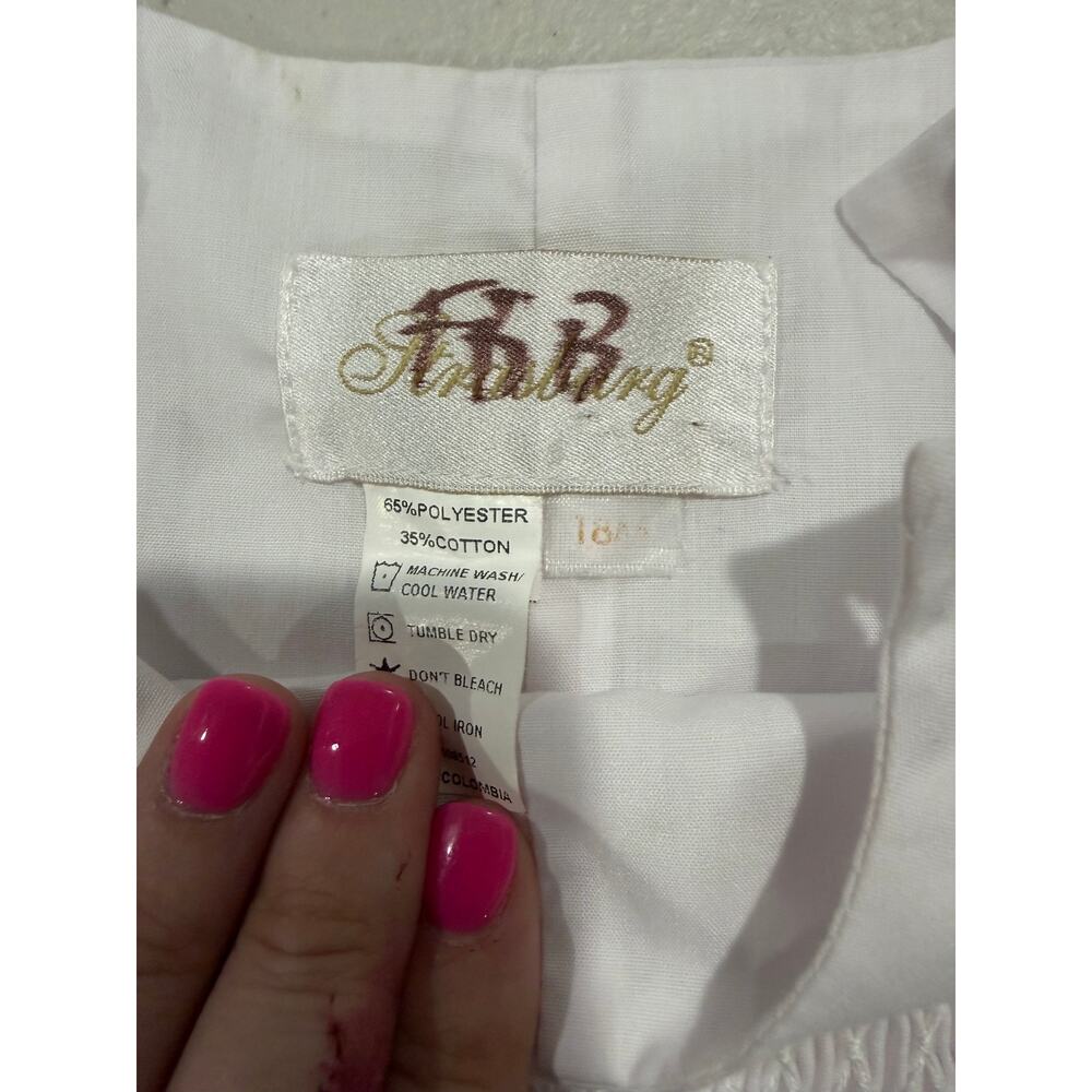 Strasburg boys smocked white shortall 18m - Picture 2 of 3